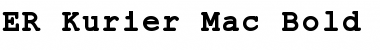 Download ER Kurier Mac Bold Font Title Preview