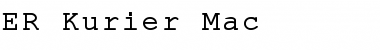 Download ER Kurier Mac Normal Font Title Preview