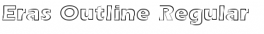 Download Eras Outline Regular Font Title Preview