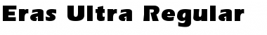 Download Eras Ultra Regular Font Title Preview