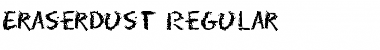 Download EraserDust Regular Font Title Preview