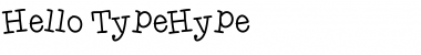 Download HelloTypeHype Medium Font