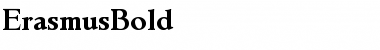 Download ErasmusBold Bold Font Title Preview