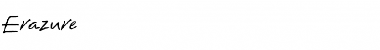 Download Erazure Regular Font Title Preview