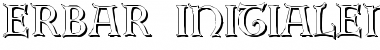 Download Erbar Initialen Shadow Regular Font Title Preview