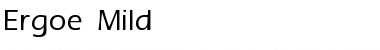 Download Ergoe-Mild Regular Font Title Preview