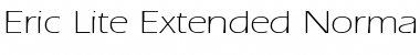 Download Eric Lite Extended Normal Font Title Preview