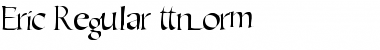 Download Eric Regular Font Title Preview