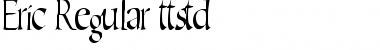 Download Eric Regular Font Title Preview