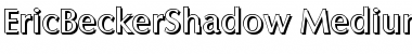 Download EricBeckerShadow-Medium Regular Font Title Preview