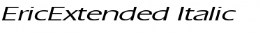 Download EricExtended Italic Font Title Preview