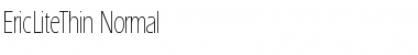 Download EricLiteThin Normal Font Title Preview