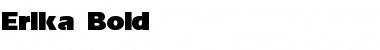 Download Erika Bold Font Title Preview