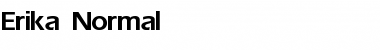 Download Erika Normal Font Title Preview