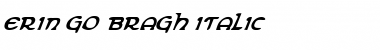 Download Erin Go Bragh Italic Italic Font Title Preview