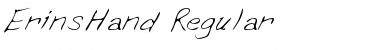 Download ErinsHand Regular Font Title Preview