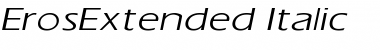 Download ErosExtended Italic Font Title Preview