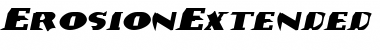 Download ErosionExtended Italic Font Title Preview