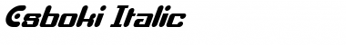 Download Esboki Italic Font Title Preview