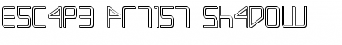 Download Escape Artist Shadow Shadow Font Title Preview