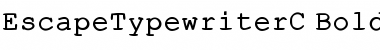 Download EscapeTypewriterC Regular Font Title Preview