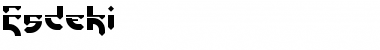 Download Esdeki Regular Font Title Preview