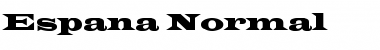 Download Espana Normal Font Title Preview