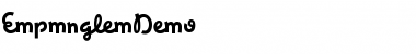 Download EspanglesDemo Regular Font Title Preview
