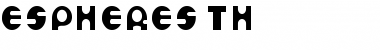 Download Espheres Th Regular Font Title Preview