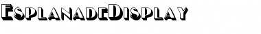 Download EsplanadeDisplay Regular Font Title Preview