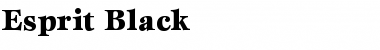 Download Esprit Black Font Title Preview