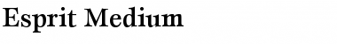 Download Esprit Medium Font Title Preview