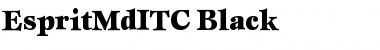 Download EspritMdITC Black Font Title Preview