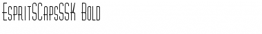 Download EspritSCapsSSK Bold Font Title Preview