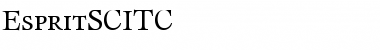 Download EspritSCITC Medium Font Title Preview