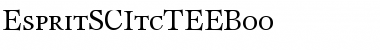 Download EspritSCItcTEEBoo Regular Font Title Preview