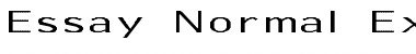 Download Essay-Normal Ex Regular Font Title Preview