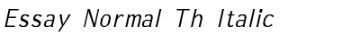 Download Essay-Normal Th It Italic Font Title Preview
