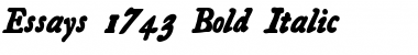 Download Essays1743 BoldItalic Font Title Preview
