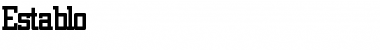 Download Establo Regular Font Title Preview