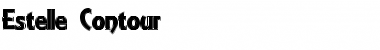 Download Estelle Contour Regular Font Title Preview