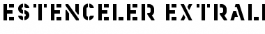 Download Estenceler ExtraLight Font Title Preview