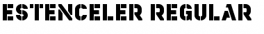 Download Estenceler Regular Font Title Preview
