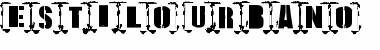 Download ESTILO URBANO Regular Font Title Preview