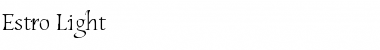 Download Estro Light Font Title Preview