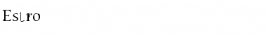 Download Estro Regular Font Title Preview