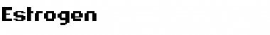 Download Estrogen Roman Font Title Preview