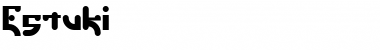 Download Estuki Regular Font Title Preview