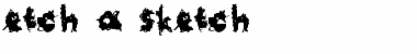 Download etch a sketch Regular Font Title Preview