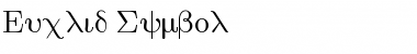 Download Euclid Symbol Regular Font Title Preview